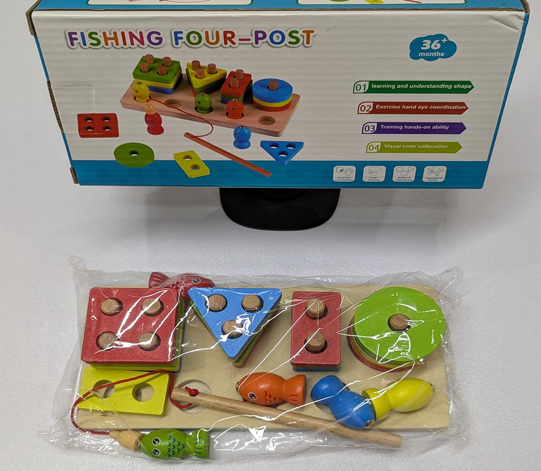 Wooden Colorful Roller Coaster | Educational Toy for Kids