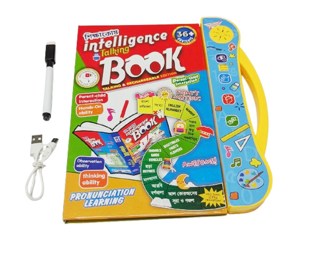 Intelligence Talking Book | Smart Learning Touch Audiobook for Kids