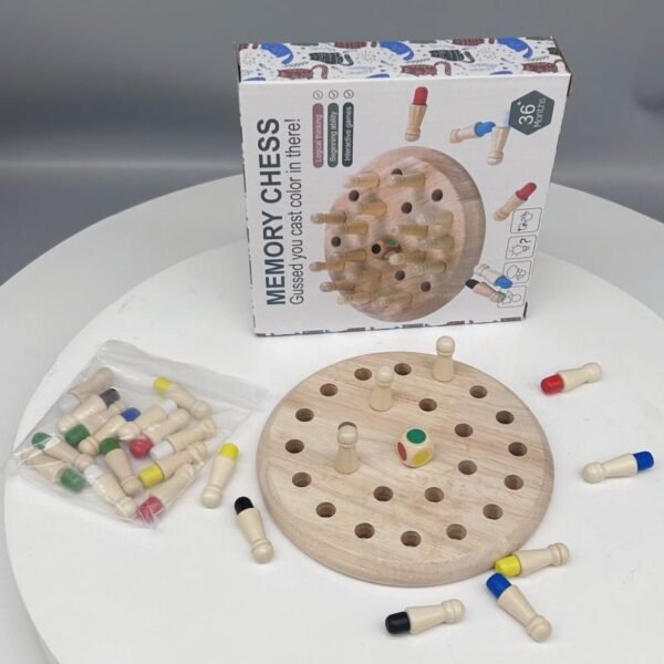 Memory Chess Wooden Chessboard | Montessori Educational Toy (3–13 Years)