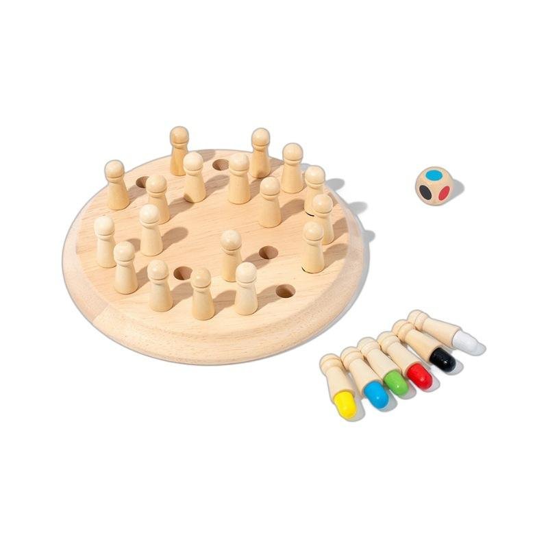 Memory Chess Wooden Chessboard | Montessori Educational Toy (3–13 Years)